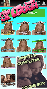 Shakira acróstico stickers