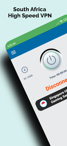 Android application South Africa VPN High Speed IP screenshort