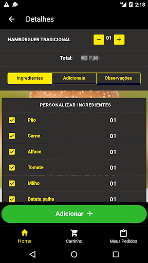 Fast Burguer Hamburgueria Screen 2
