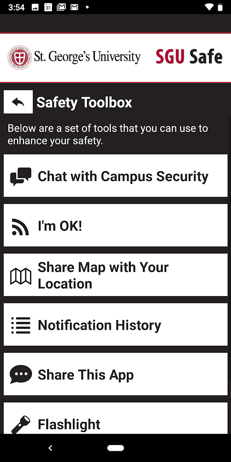 #7. SGU Safe (Android) 由: St. George's University