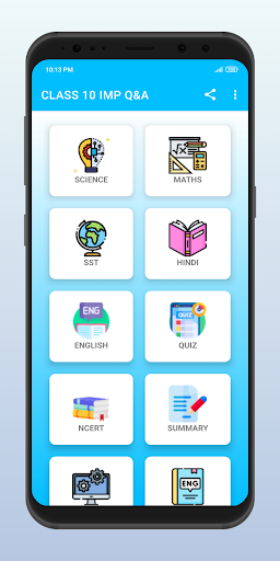 Android application Class 10 Important Questions screenshort