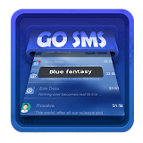 Blue fantasy SMS Art icon