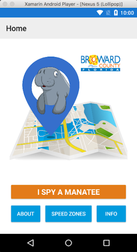 Android application I Spy A Manatee screenshort