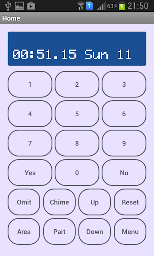 Texecom Keypad App