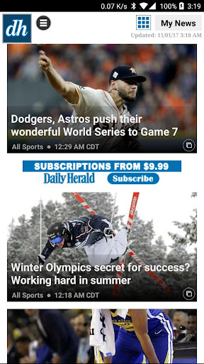 Android application Daily Herald -Suburban Chicago screenshort