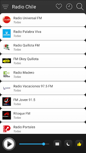 Chile Radio FM AM Music Screen 3