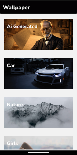 Android application AI Generated 4k Wallpaper Art screenshort