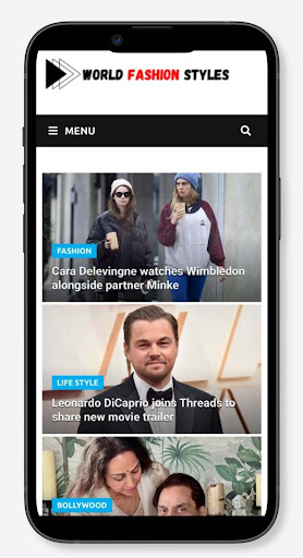 Android application World Fashion Styles screenshort