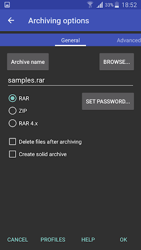 RAR screenshot 4