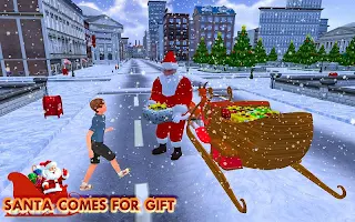 Christmas Santa Rush Gift Delivery- New Game 2020 APK Screenshot #1