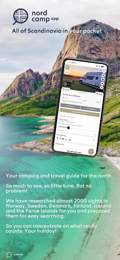 Android application nordcamp travel camping guide screenshort