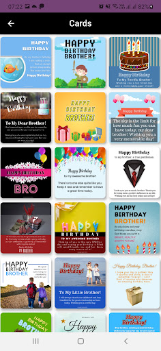 Birthday Wishes For Brother Screen 2