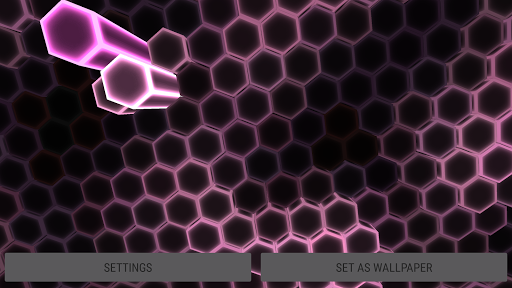 Hex Particles II 3D Live Wallp