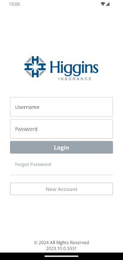 Android application Higgins Insurance Online screenshort