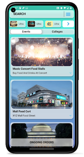 Android application Instead screenshort