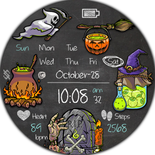 BFF65- Halloween Ghost Zombie logo