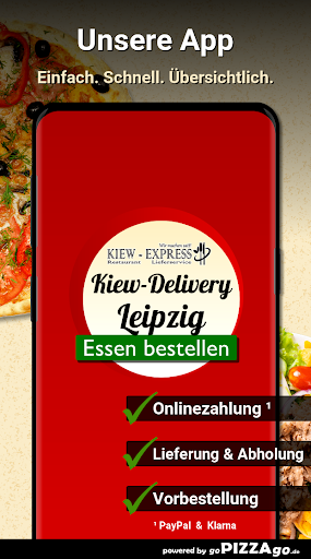 Android application Kiew-Delivery Leipzig screenshort