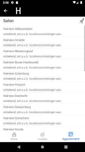 Hairview Screen 2