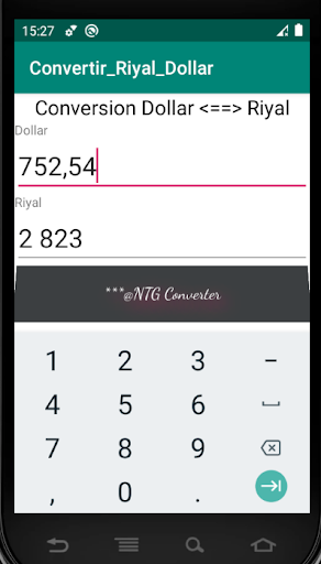 Convertir Dollar en Riyal Arab