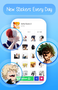 Anime Stickers for WhatsApp-Anime Memes WAStickers 28.0 screenshots 2