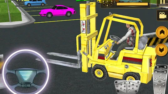 Forklift Simulator-Car Parking