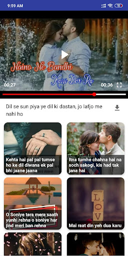 Hindi English Shayari Screen 3