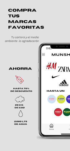Android application MUNSHOP screenshort