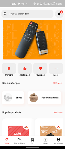 Android application Hillcrest Market screenshort