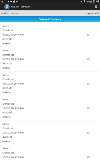 Gestech Oi Transport Screenshot 2 - AppWisp.com