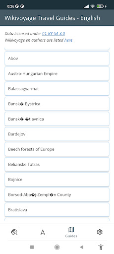 Slovakia Offline Map Screen 3