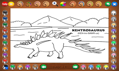 Coloring Book 2: Dinosaurs