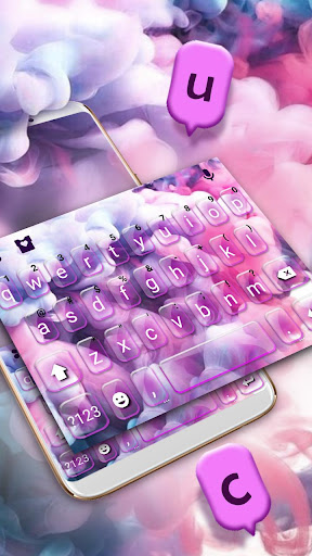 Smoky effect Colors Keyboard Screen 2