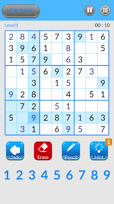 Sudoku(Number Place Puzzle) - Screenshot 2