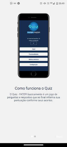 Quiz - FATEPI Screen 2