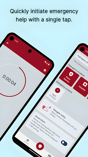 Android application Personal Safety screenshort