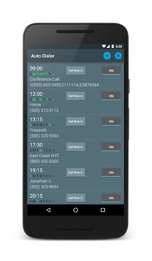 Auto Dialer Screen 2