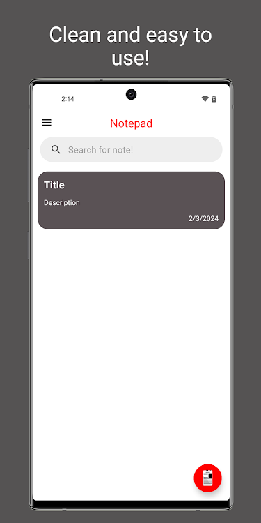 Notepad - 44 - (Android)