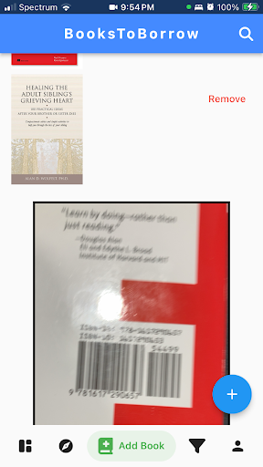 BooksToBorrow Screen 3