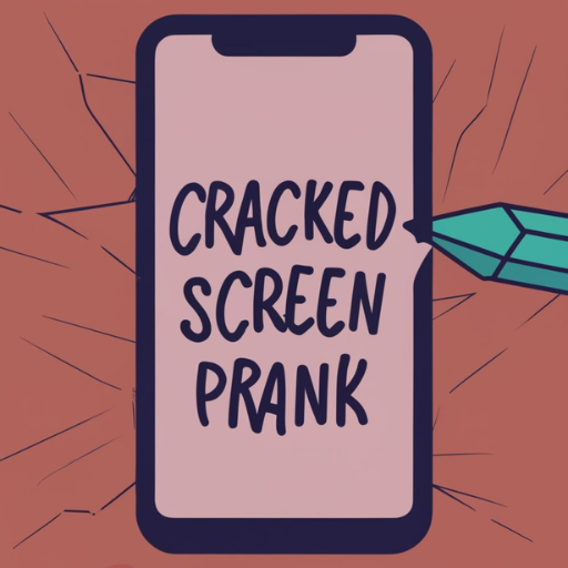 Cracked Screen Prank logo