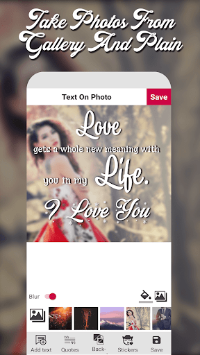 Write on Pictures App