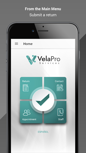 Android application Vela Tax Services screenshort