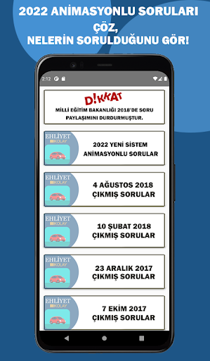 Ehliyet Sınav Soruları 2024 Screen 3