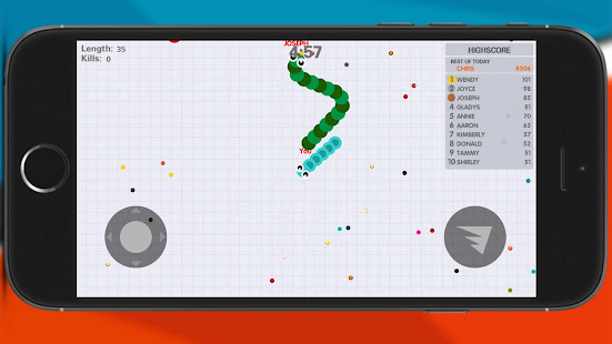Minhoca Snake Games: Worm Zone apktram screenshots 4