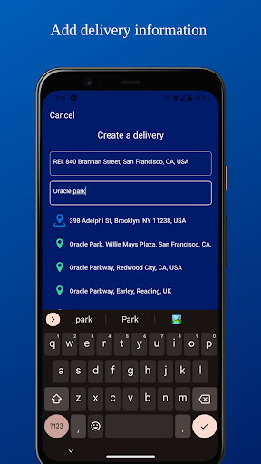 GETCHO - On Demand Delivery Screen 2