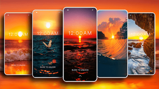 Android application Sunset Wallpapers screenshort