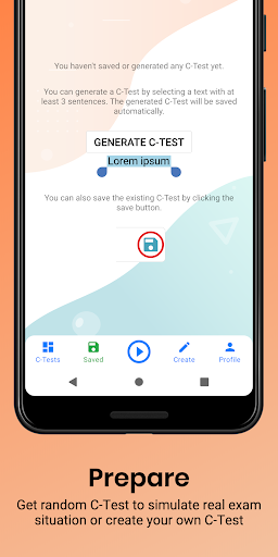 C-Tester | Studienkolleg Test Screen 2