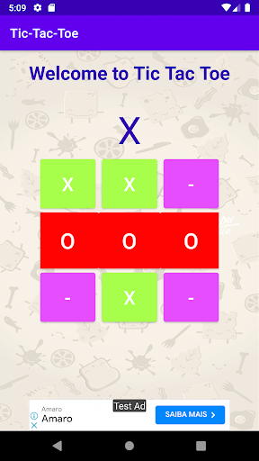 Tic - Tac - Toe Screen 2