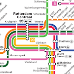 Cover Image of डाउनलोड Rotterdam Metro & Tram Map  APK