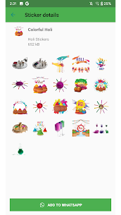 Happy Holi Stickers Apk app for Android 2