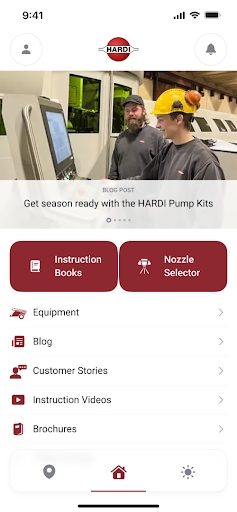 Android application MyHARDI screenshort